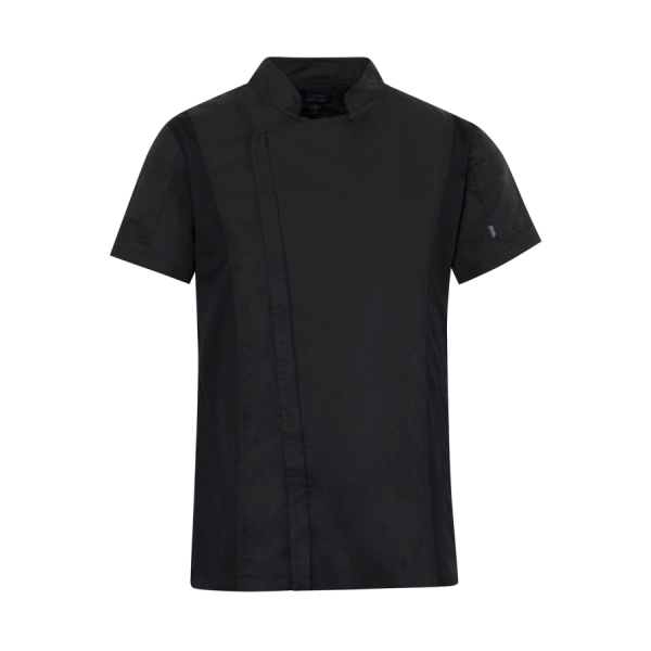 Black Universal Short Sleeve Filipina Shirt For Men